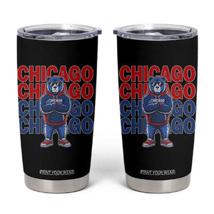 Vintage Chicago Pride Graphic Tumbler Cup US State Sports Fan Baseball Lover TS10 Black Print Your Wear