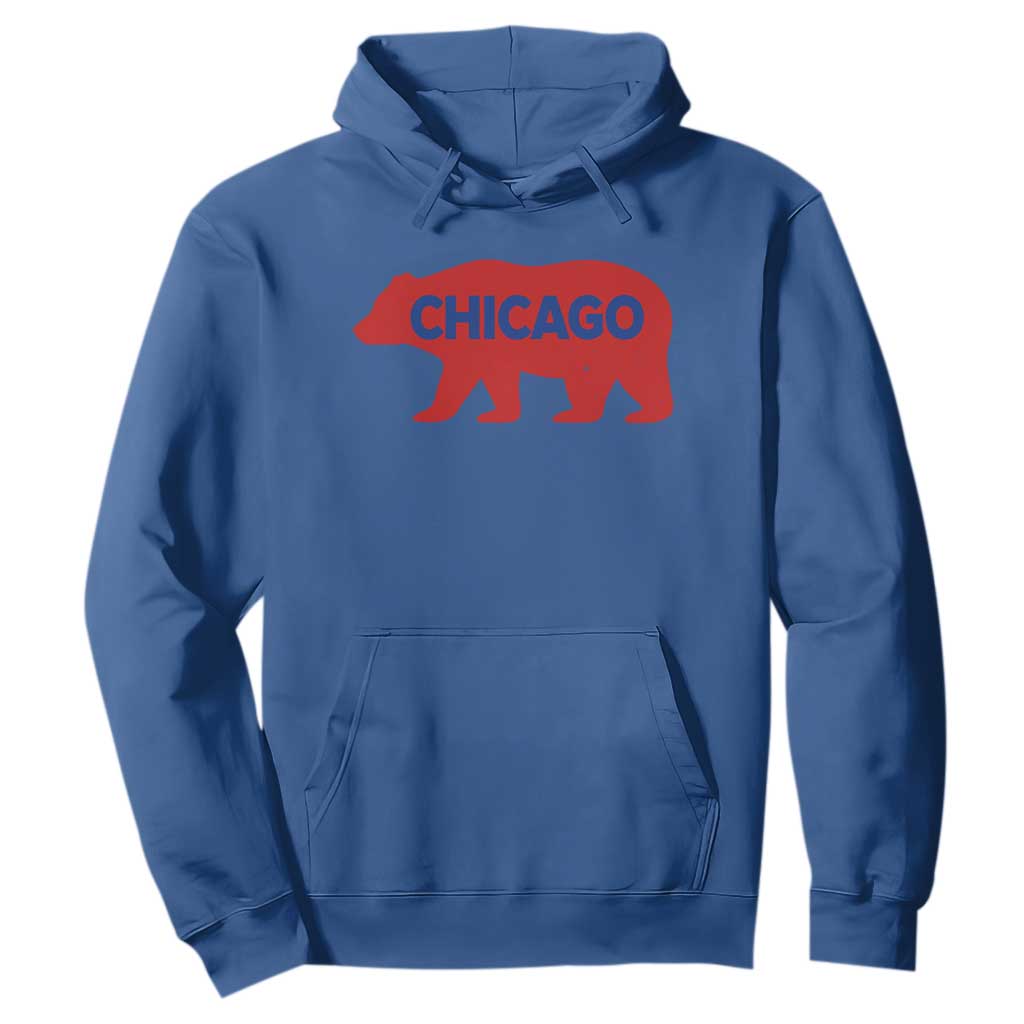 Chicago Baseball Hoodie Vintage Distressed Illinois City Pride Baseball Lover TS10 Royal Blue Print Your Wear