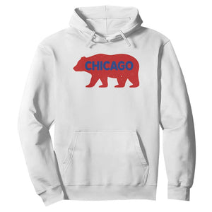 Chicago Baseball Hoodie Vintage Distressed Illinois City Pride Baseball Lover TS10 White Print Your Wear