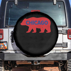 Chicago Baseball Spare Tire Cover Vintage Distressed Illinois City Pride Baseball Lover TS10 No hole Black Print Your Wear