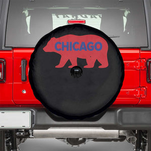 Chicago Baseball Spare Tire Cover Vintage Distressed Illinois City Pride Baseball Lover TS10 Black Print Your Wear