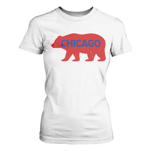 Chicago Baseball T Shirt For Women Vintage Distressed Illinois City Pride Baseball Lover TS10 White Print Your Wear