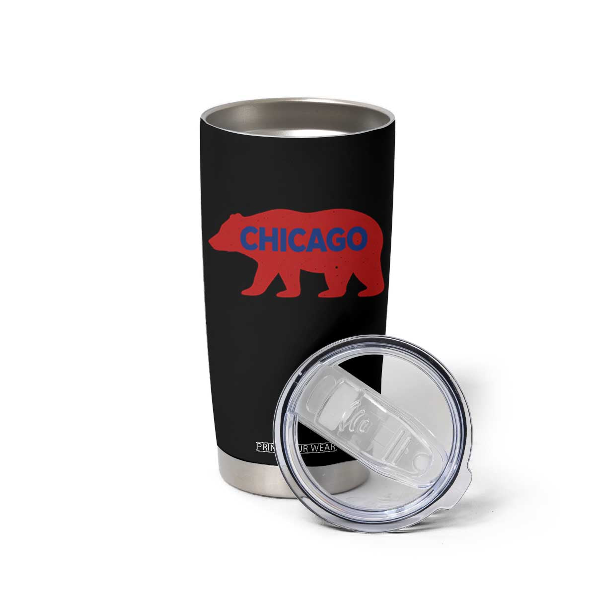 Chicago Baseball Tumbler Cup Vintage Distressed Illinois City Pride Baseball Lover TS10 Print Your Wear