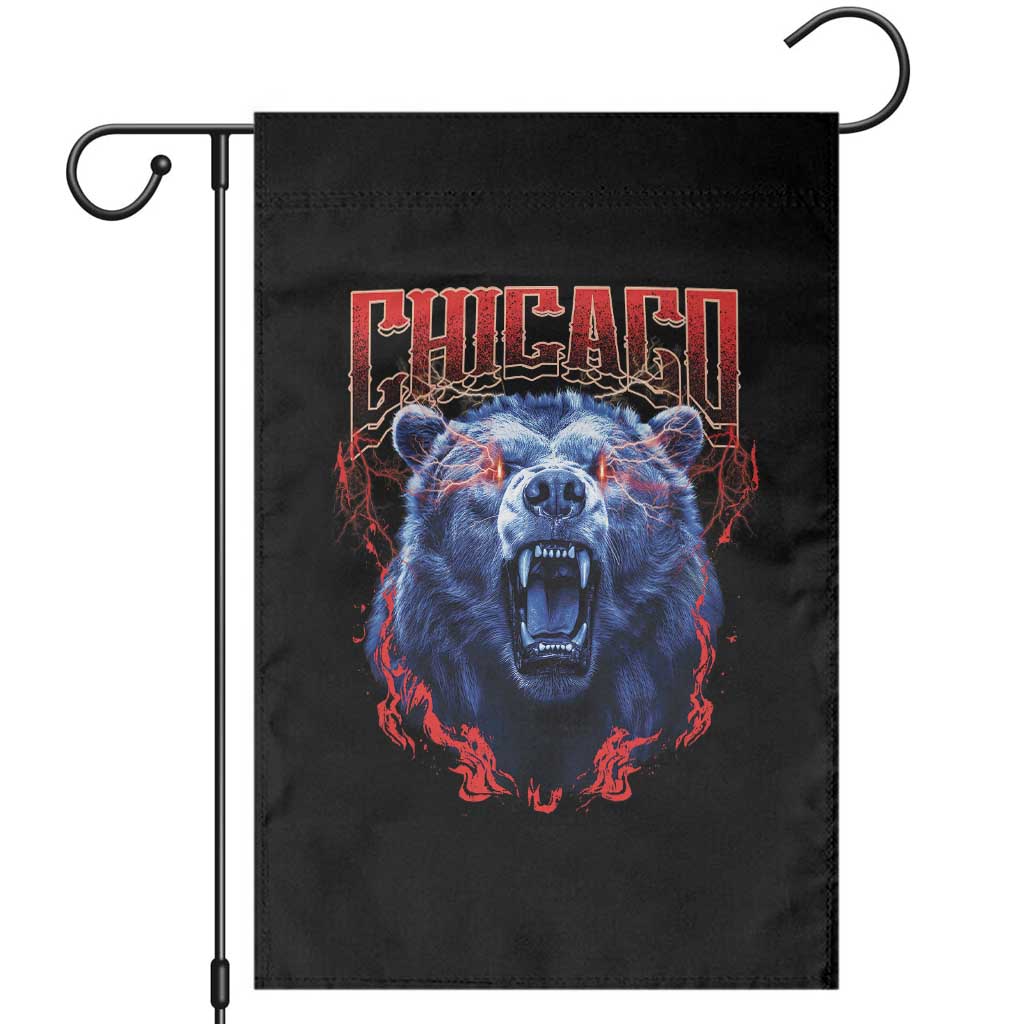 Retro Chicago Garden Flag Vintage Cub Bootleg Graphic Baseball Fans TS10 Black Print Your Wear