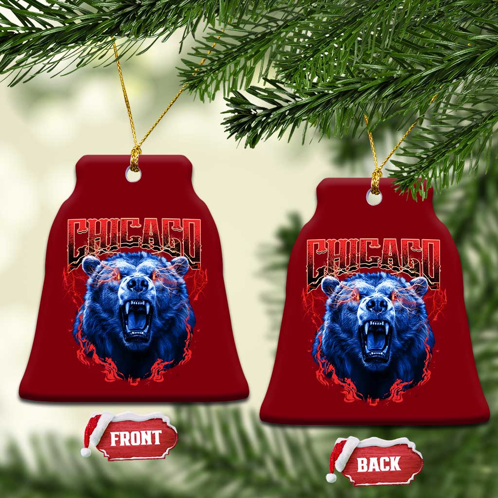 Retro Chicago Ceramic Ornament Vintage Cub Bootleg Graphic Baseball Fans TS10 Print Your Wear