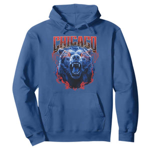 Retro Chicago Hoodie Vintage Cub Bootleg Graphic Baseball Fans TS10 Royal Blue Print Your Wear