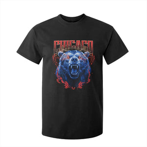 Retro Chicago T Shirt For Kid Vintage Cub Bootleg Graphic Baseball Fans TS10 Black Print Your Wear