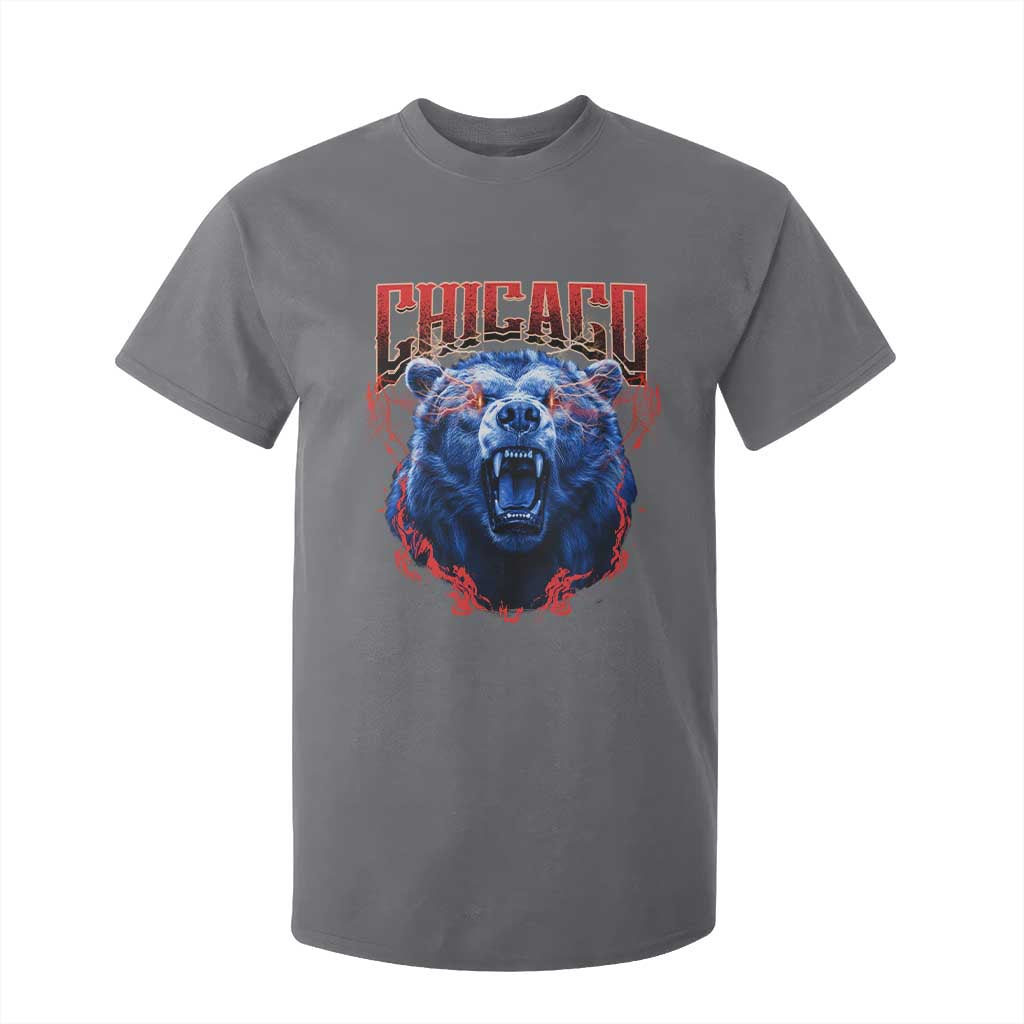 Retro Chicago T Shirt For Kid Vintage Cub Bootleg Graphic Baseball Fans TS10 Charcoal Print Your Wear