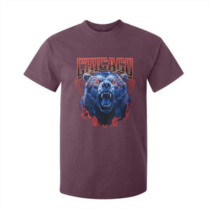 Retro Chicago T Shirt For Kid Vintage Cub Bootleg Graphic Baseball Fans TS10 Maroon Print Your Wear