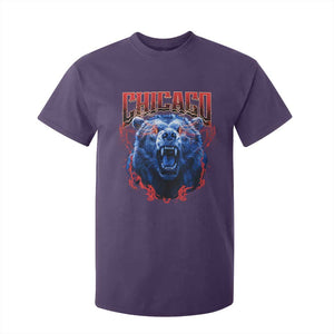 Retro Chicago T Shirt For Kid Vintage Cub Bootleg Graphic Baseball Fans TS10 Purple Print Your Wear