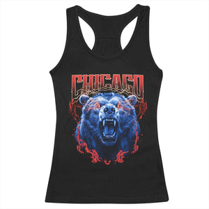 Retro Chicago Racerback Tank Top Vintage Cub Bootleg Graphic Baseball Fans TS10 Black Print Your Wear
