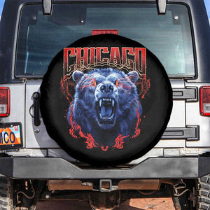 Retro Chicago Spare Tire Cover Vintage Cub Bootleg Graphic Baseball Fans TS10 No hole Black Print Your Wear