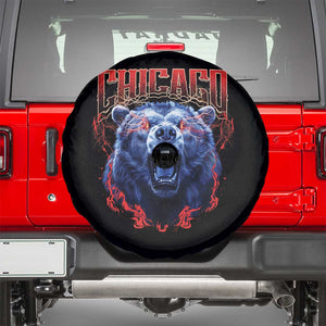 Retro Chicago Spare Tire Cover Vintage Cub Bootleg Graphic Baseball Fans TS10 Black Print Your Wear