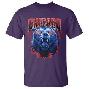 Retro Chicago T Shirt Vintage Cub Bootleg Graphic Baseball Fans TS10 Purple Print Your Wear