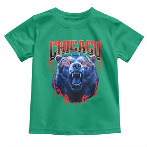Retro Chicago Toddler T Shirt Vintage Cub Bootleg Graphic Baseball Fans TS10 Irish Green Print Your Wear