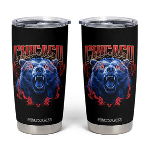 Retro Chicago Tumbler Cup Vintage Cub Bootleg Graphic Baseball Fans TS10 Black Print Your Wear