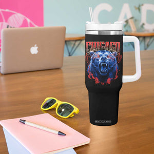 Retro Chicago Tumbler With Handle Vintage Cub Bootleg Graphic Baseball Fans TS10 Print Your Wear