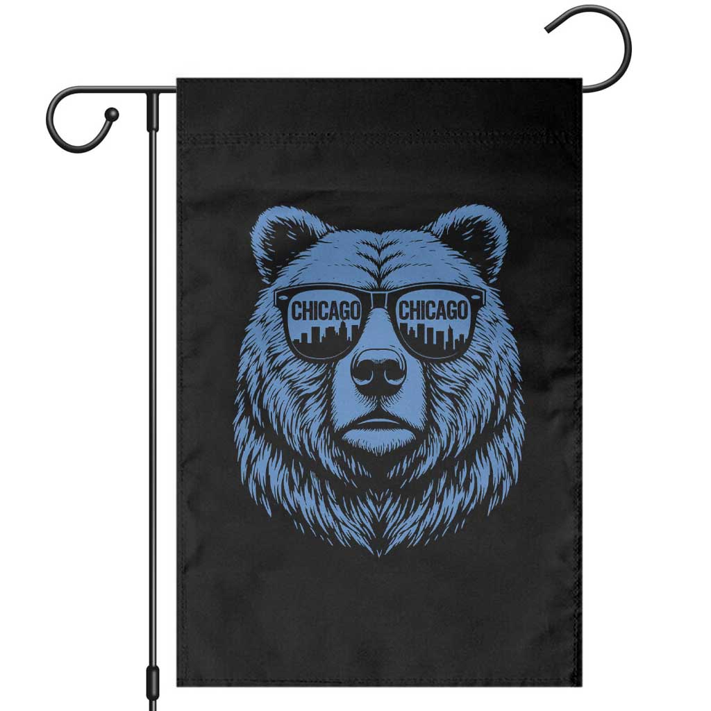 Vintage Chicago Garden Flag Cub With Sunglasses Baseball Fans TS10 Black Print Your Wear