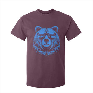 Vintage Chicago T Shirt For Kid Cub With Sunglasses Baseball Fans TS10 Maroon Print Your Wear