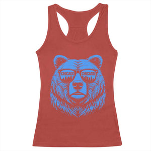 Vintage Chicago Racerback Tank Top Cub With Sunglasses Baseball Fans TS10 Red Print Your Wear