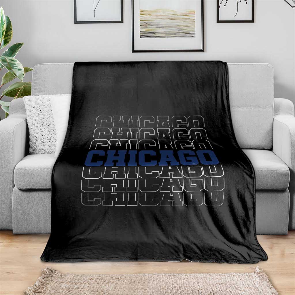 Vintage Chicago Graphic Throw Blanket State Pride Baseball Lover TS10 Print Your Wear