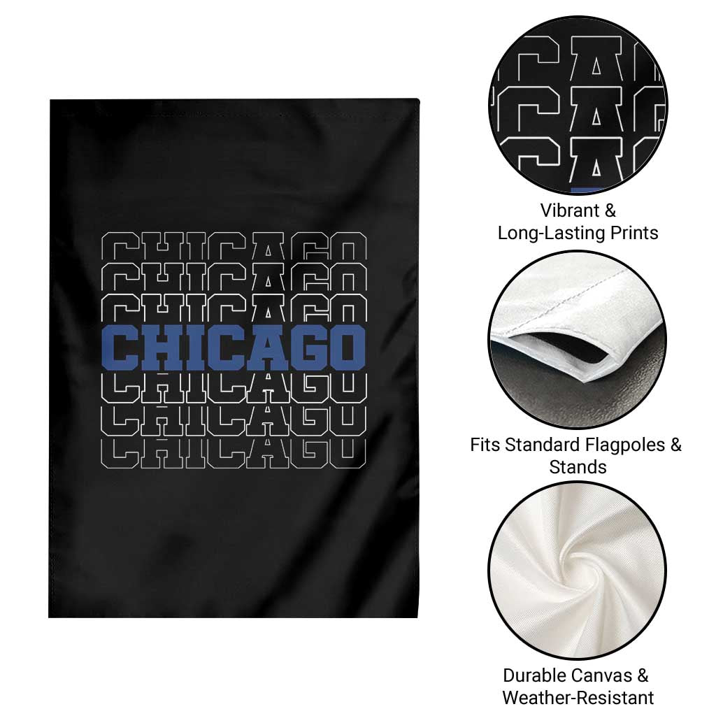 Vintage Chicago Graphic Garden Flag State Pride Baseball Lover TS10 Print Your Wear