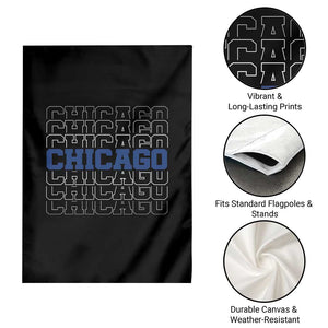 Vintage Chicago Graphic Garden Flag State Pride Baseball Lover TS10 Print Your Wear