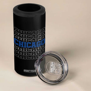 Vintage Chicago Graphic 4 in 1 Can Cooler Tumbler State Pride Baseball Lover TS10 Print Your Wear