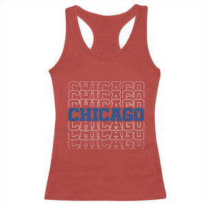 Vintage Chicago Graphic Racerback Tank Top State Pride Baseball Lover TS10 Red Print Your Wear