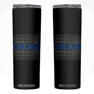 Vintage Chicago Graphic Skinny Tumbler State Pride Baseball Lover TS10 Black Print Your Wear