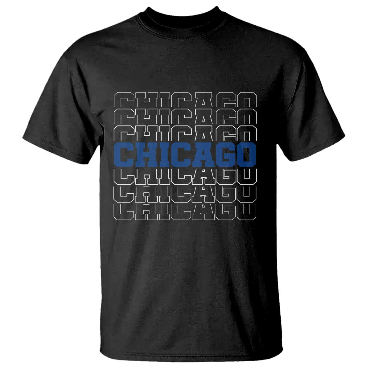 Vintage Chicago Graphic T Shirt State Pride Baseball Lover TS10 Black Print Your Wear