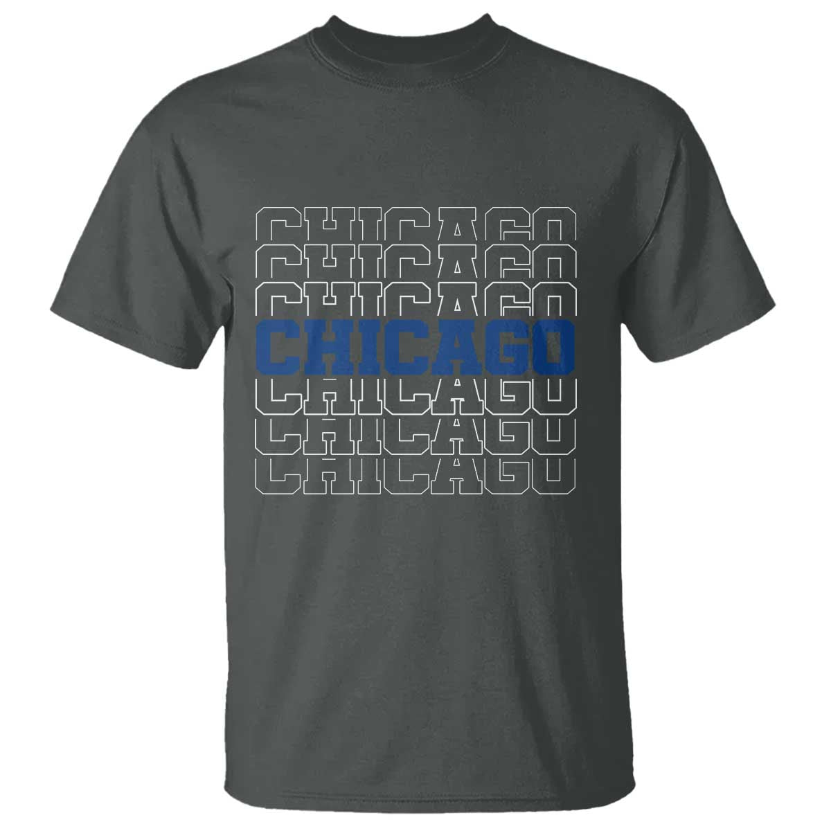 Vintage Chicago Graphic T Shirt State Pride Baseball Lover TS10 Dark Heather Print Your Wear