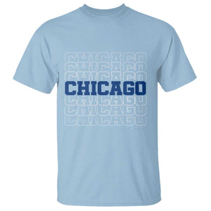 Vintage Chicago Graphic T Shirt State Pride Baseball Lover TS10 Light Blue Print Your Wear