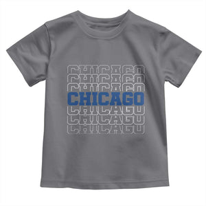Vintage Chicago Graphic Toddler T Shirt State Pride Baseball Lover TS10 Charcoal Print Your Wear