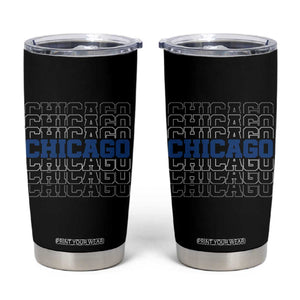 Vintage Chicago Graphic Tumbler Cup State Pride Baseball Lover TS10 Black Print Your Wear