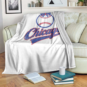 Chicago Coquette Bow Throw Blanket Cute Girls Kids Women Baseball Fans TS10 Print Your Wear