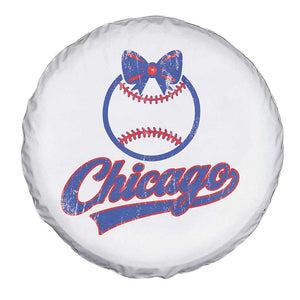 Chicago Coquette Bow Spare Tire Cover Cute Girls Kids Women Baseball Fans TS10 Print Your Wear