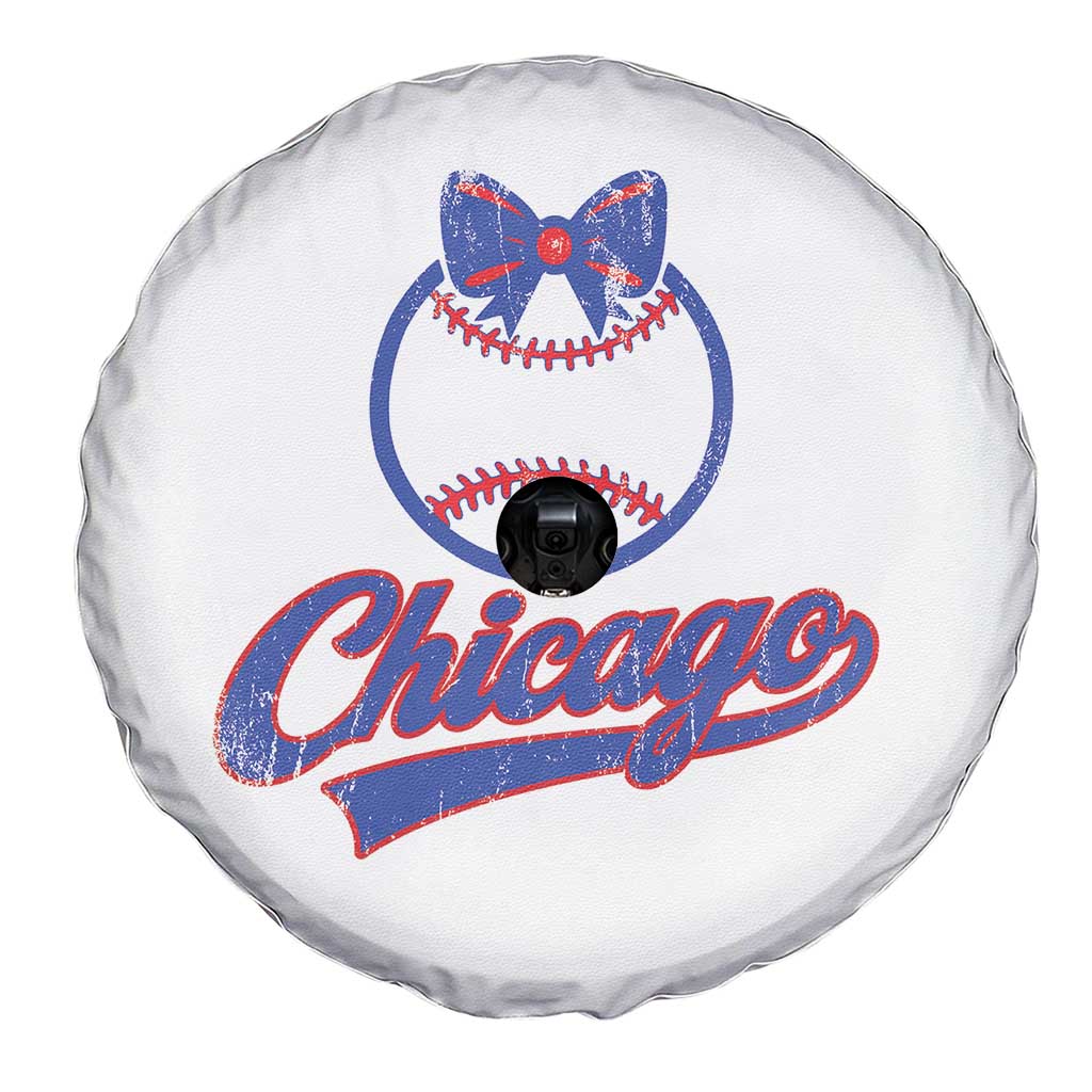 Chicago Coquette Bow Spare Tire Cover Cute Girls Kids Women Baseball Fans TS10 Print Your Wear