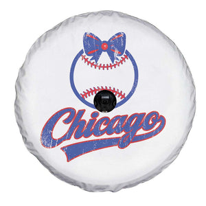 Chicago Coquette Bow Spare Tire Cover Cute Girls Kids Women Baseball Fans TS10 Print Your Wear