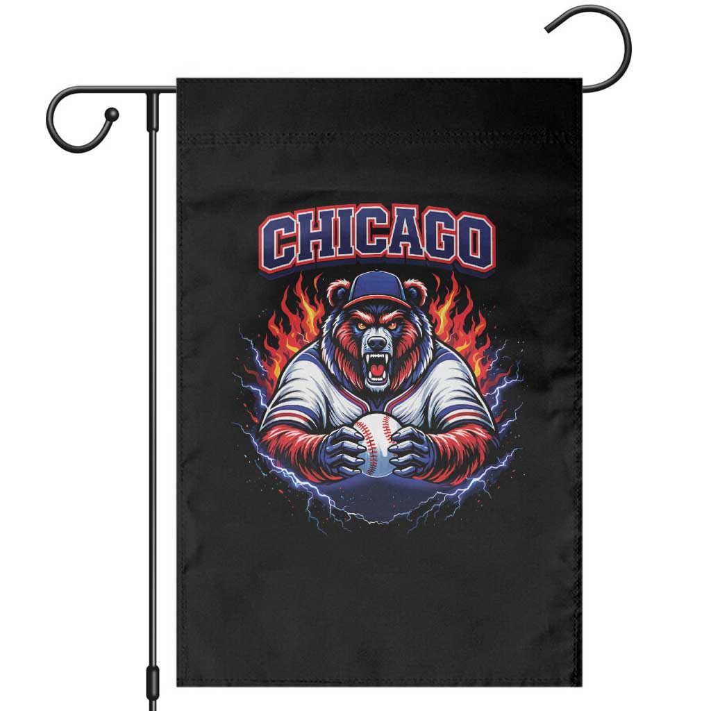Vintage Chicago Garden Flag Retro Baseball Fans TS10 Black Print Your Wear