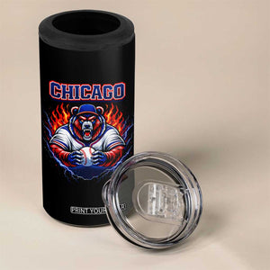 Vintage Chicago 4 in 1 Can Cooler Tumbler Retro Baseball Fans TS10 Print Your Wear