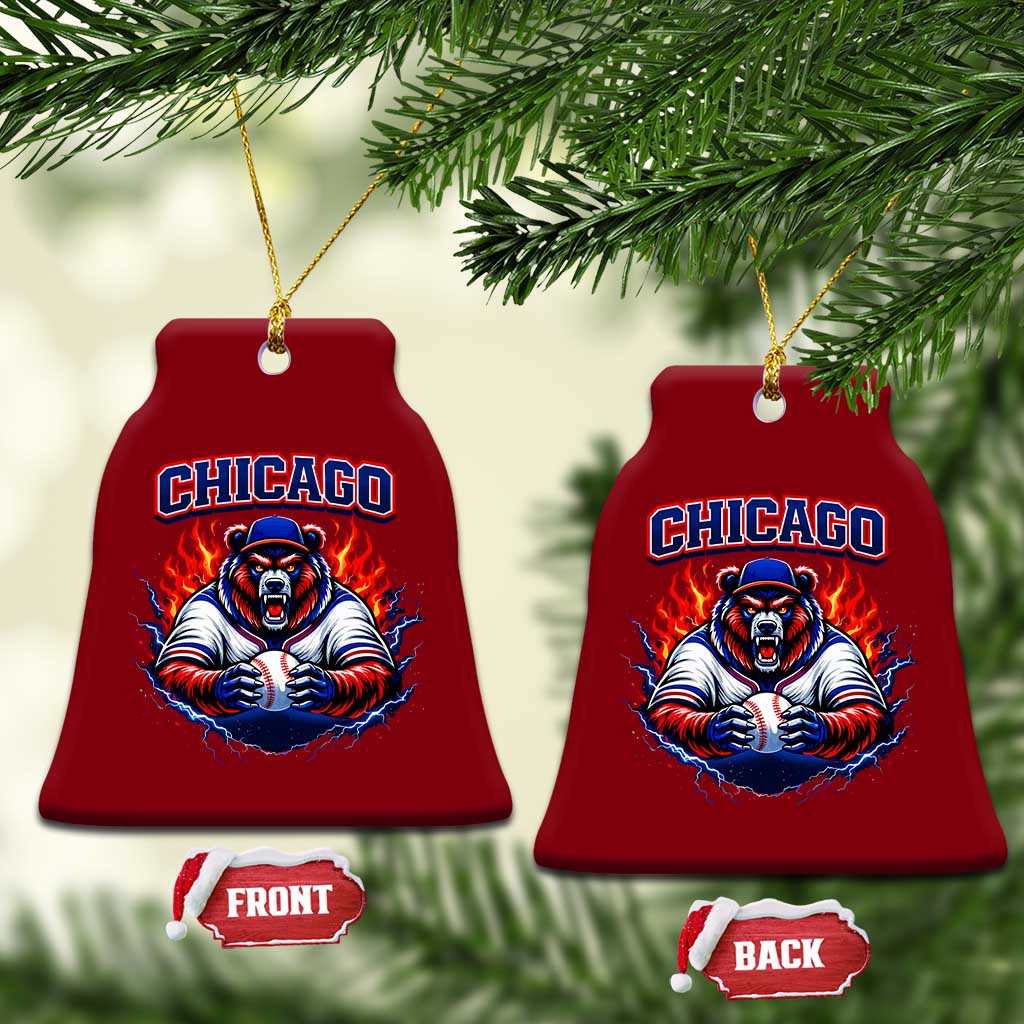 Vintage Chicago Ceramic Ornament Retro Baseball Fans TS10 Print Your Wear