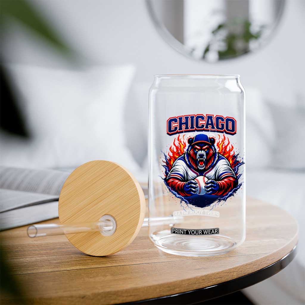 Vintage Chicago Glass Can Retro Baseball Fans TS10 Print Your Wear