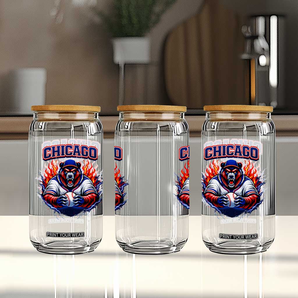 Vintage Chicago Glass Can Retro Baseball Fans TS10 Print Your Wear