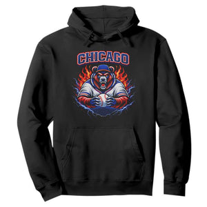 Vintage Chicago Hoodie Retro Baseball Fans TS10 Black Print Your Wear