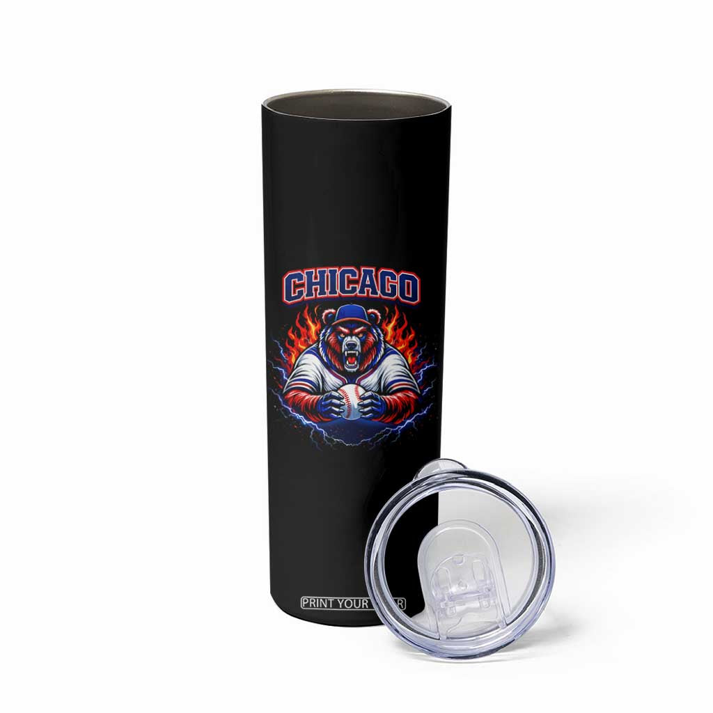 Vintage Chicago Skinny Tumbler Retro Baseball Fans TS10 Print Your Wear