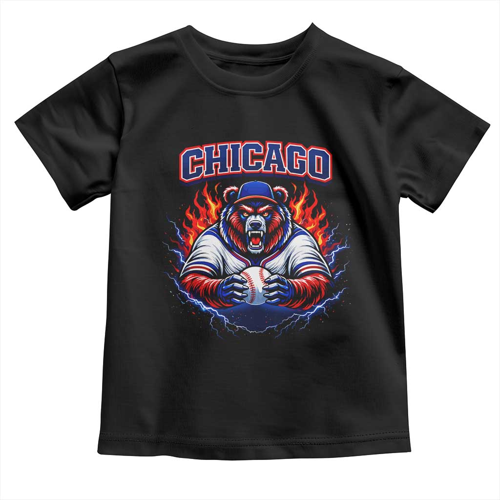 Vintage Chicago Toddler T Shirt Retro Baseball Fans TS10 Black Print Your Wear