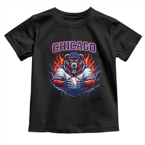Vintage Chicago Toddler T Shirt Retro Baseball Fans TS10 Black Print Your Wear