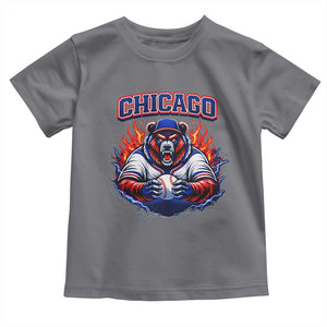Vintage Chicago Toddler T Shirt Retro Baseball Fans TS10 Charcoal Print Your Wear