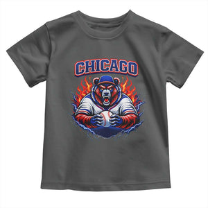 Vintage Chicago Toddler T Shirt Retro Baseball Fans TS10 Dark Heather Print Your Wear